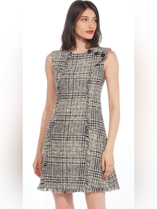 Anthropologie Dresses & Skirts - EVA FRANCO Anthropologie Ginger Dress Whitby Plaid Sheath A-Line Dress Size 6